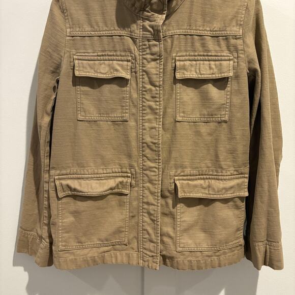 J Crew Jacket Womens Small Utility Safari AQ294 FA20 Button Pockets Workwear - Picture 4 of 14